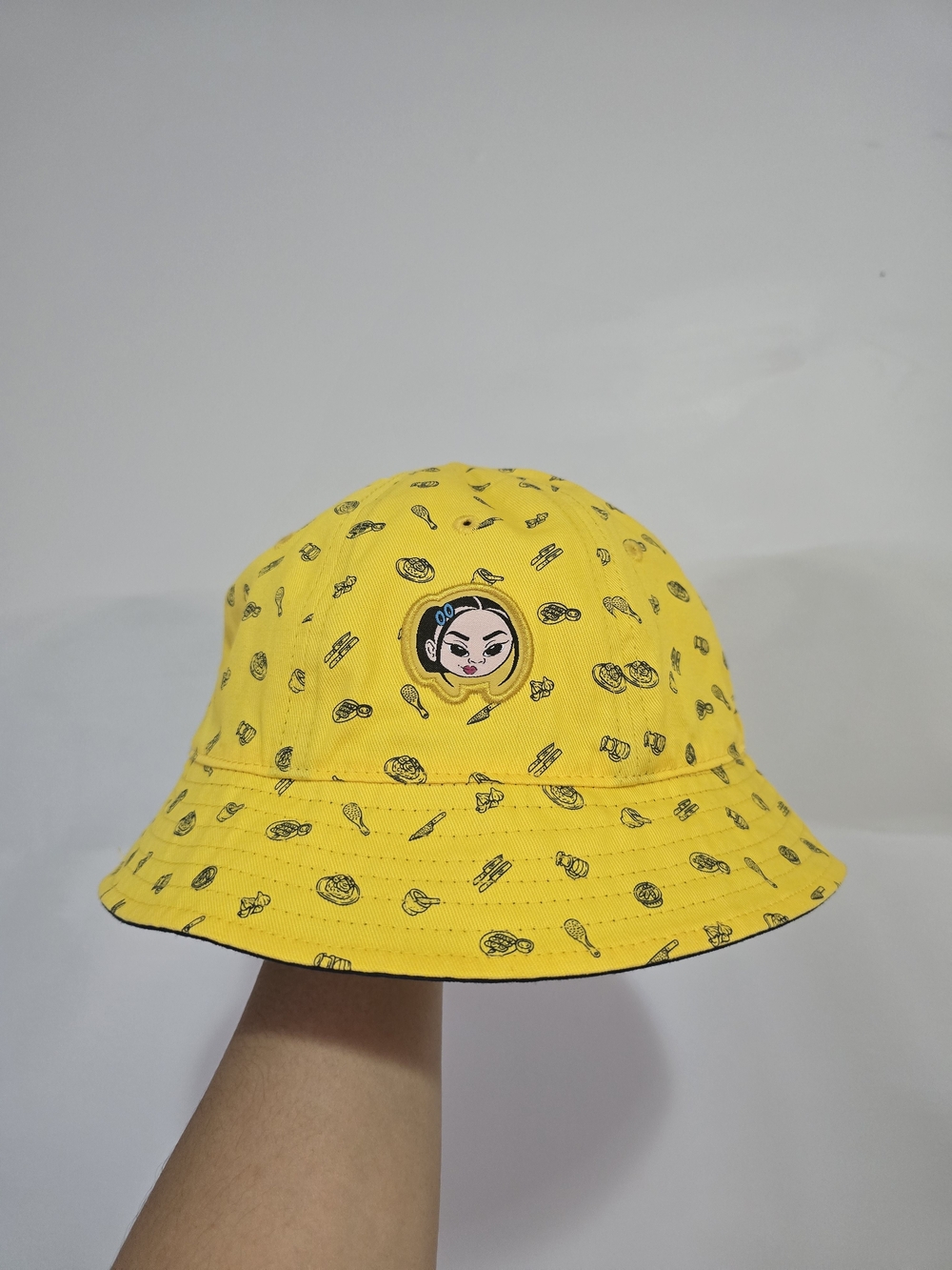 Reversible Navy & Yellow Bucket Hat - Tway Da Bae X Uprisers